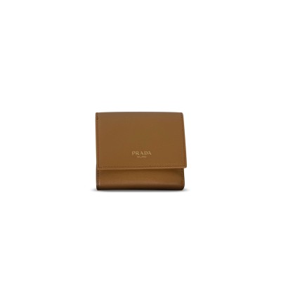 PRADA SMALL LEATHER WALLET 1MH043 (10*8.5cm) PRADA SMALL LEATHER WALLET 1MH043 (10*8.5cm)